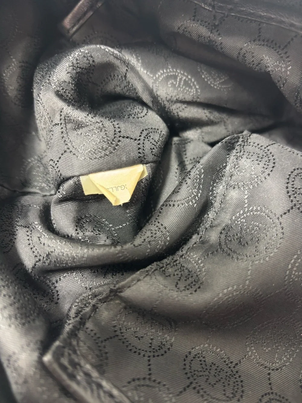 Michael Kors  Black‎ Pebbled Leather Drawstring Hobo with Gold Hardware